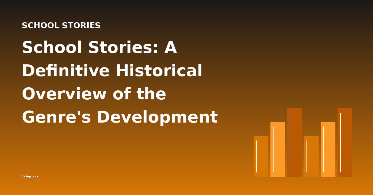 School Stories: A Definitive Historical Overview of the Genre's Development
