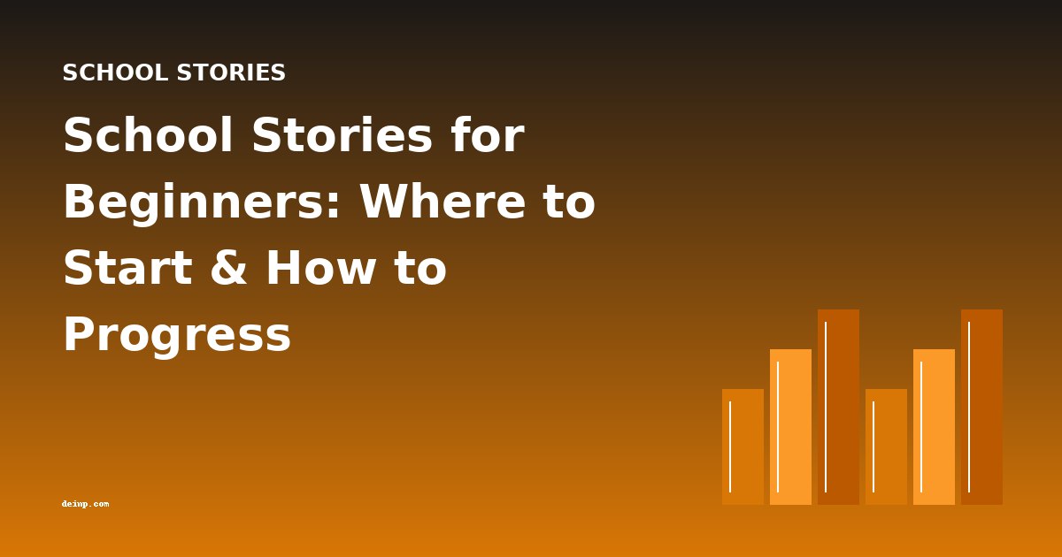 School Stories for Beginners: Where to Start & How to Progress