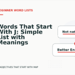 Words That Start With J: Simple List with Meanings