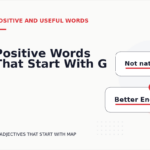 Positive Words That Start With G