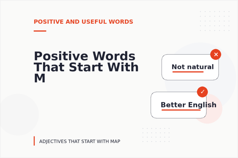 Positive Words That Start With M Positive Words That Start With M