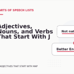 Adjectives, Nouns, and Verbs That Start With J