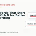 Words That Start With D for Better Writing