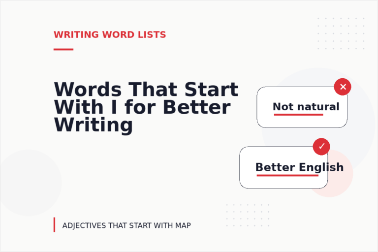 Words That Start With I for Better Writing