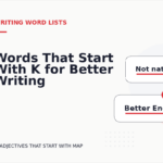 Words That Start With K for Better Writing