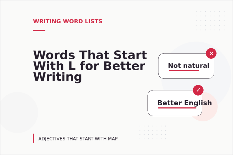 Words That Start With L for Better Writing
