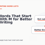 Words That Start With M for Better Writing
